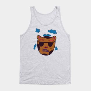 Honey Bear Blue Clouds Tank Top